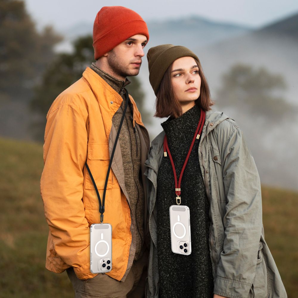 Tech - Protect C7S Rope CrossBody Strap - Universal Λουράκι για Θήκη Κινητού - Black / Black