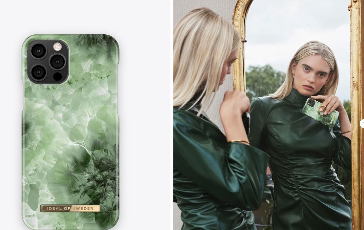 iDeal Of Sweden iPhone 12 / iPhone 12 Pro Σκληρή Θήκη - Crystal Green Sky - IDFCAW20 - 2061 - 230