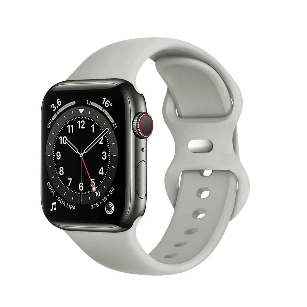 Techsuit W031 Λουράκι Apple Watch 4/5/6/7/8/9/10/11 - SE (1/2/3) - ULTRA (1/2/3) - 44/45/46/49mm Watchband Λαστιχένιο - Grey