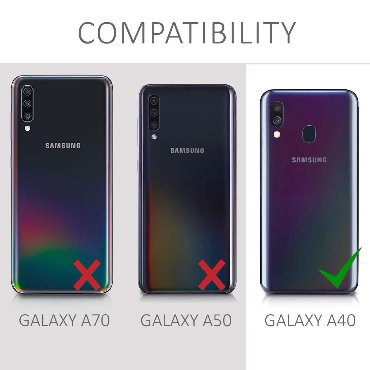 KW Samsung Galaxy A40 Θήκη Σιλικόνης TPU Design Retro Stripe Circle - Blue / Orange / Dark Blue - 48543.08
