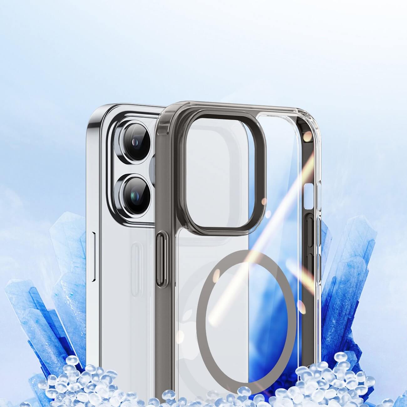 Dux Ducis iPhone 14 Pro Clin2 Θήκη με MagSafe - Διάφανη / Grey
