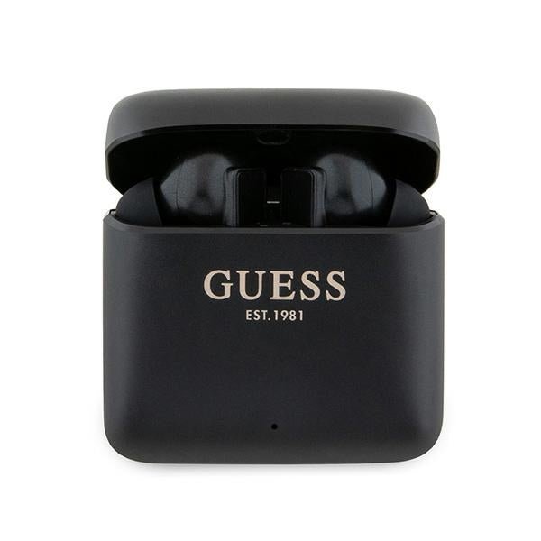 Guess TWS Printed Logo - Bluetooth 5.1 - Ασύρματα ακουστικά για Κλήσεις / Μουσική - Black