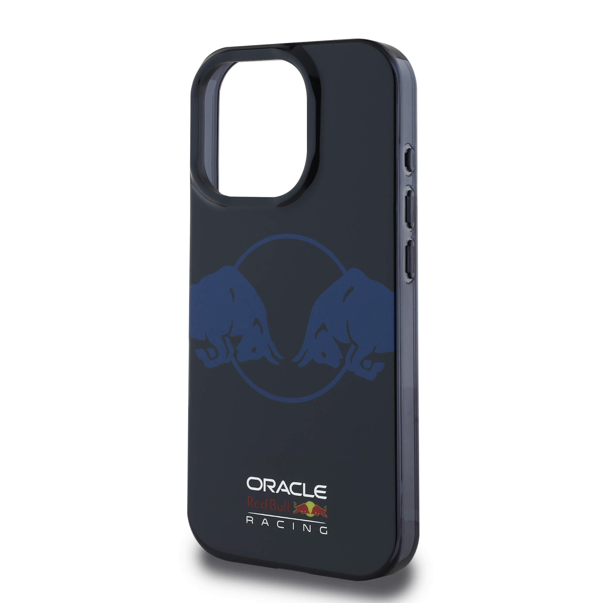 Red Bull iPhone 16 Pro - IML Two Bulls - MagSafe Σκληρή Θήκη με Πλαίσιο Σιλικόνης - Navy - RBHMP16L24HIDBV