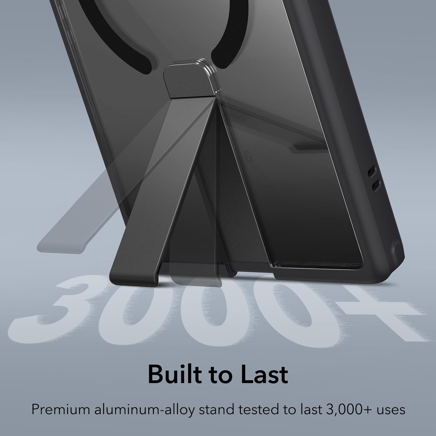 ESR Samsung Galaxy S24 Ultra - Flickstand Boost Halolock Σκληρή Θήκη με MagSafe και Stand - Black - Διάφανη