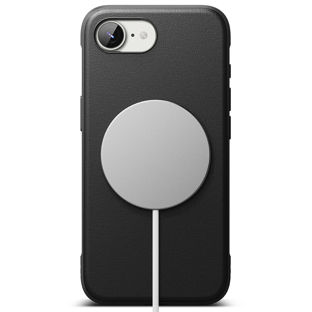 Ringke iPhone 16e Onyx MagSafe Θήκη Σιλικόνης με MagSafe - Black
