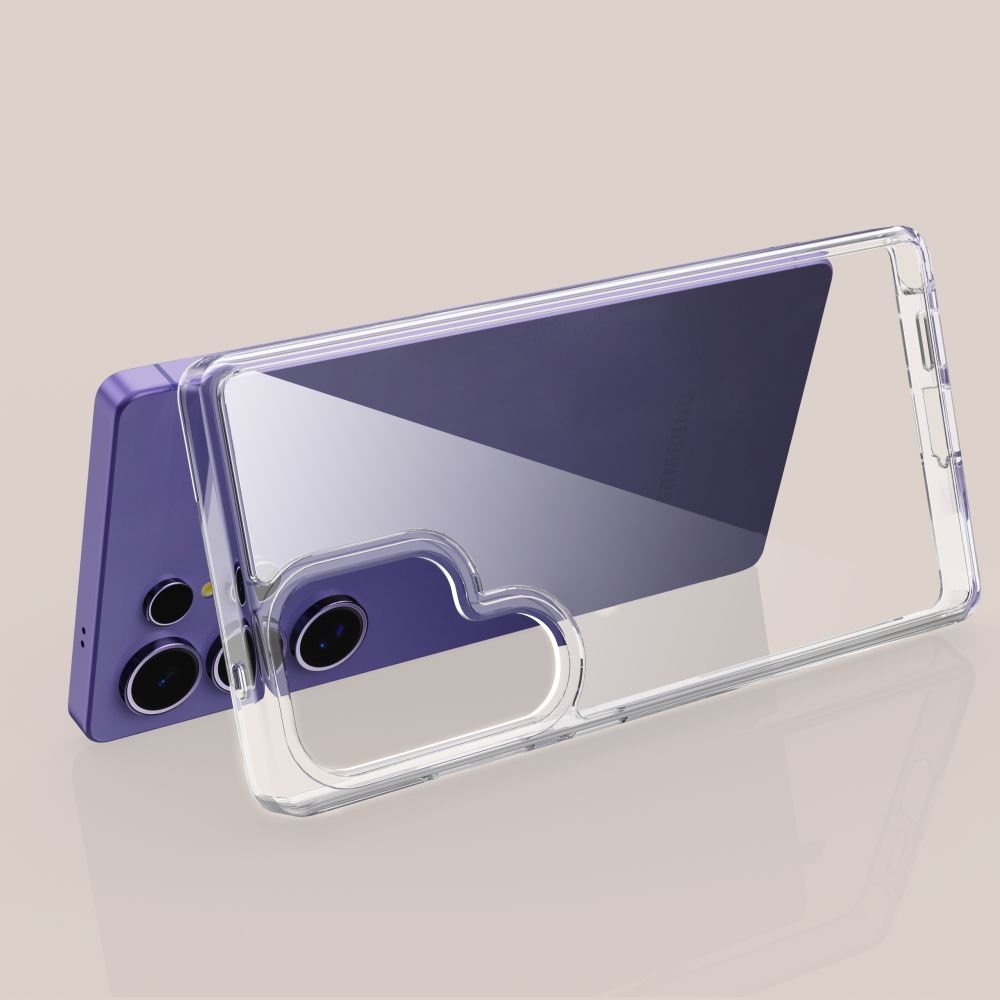 Tech - Protect Samsung Galaxy S25 Ultra Flexair Hybrid Σκληρή Θήκη με Πλαίσιο Σιλικόνης - Διάφανη