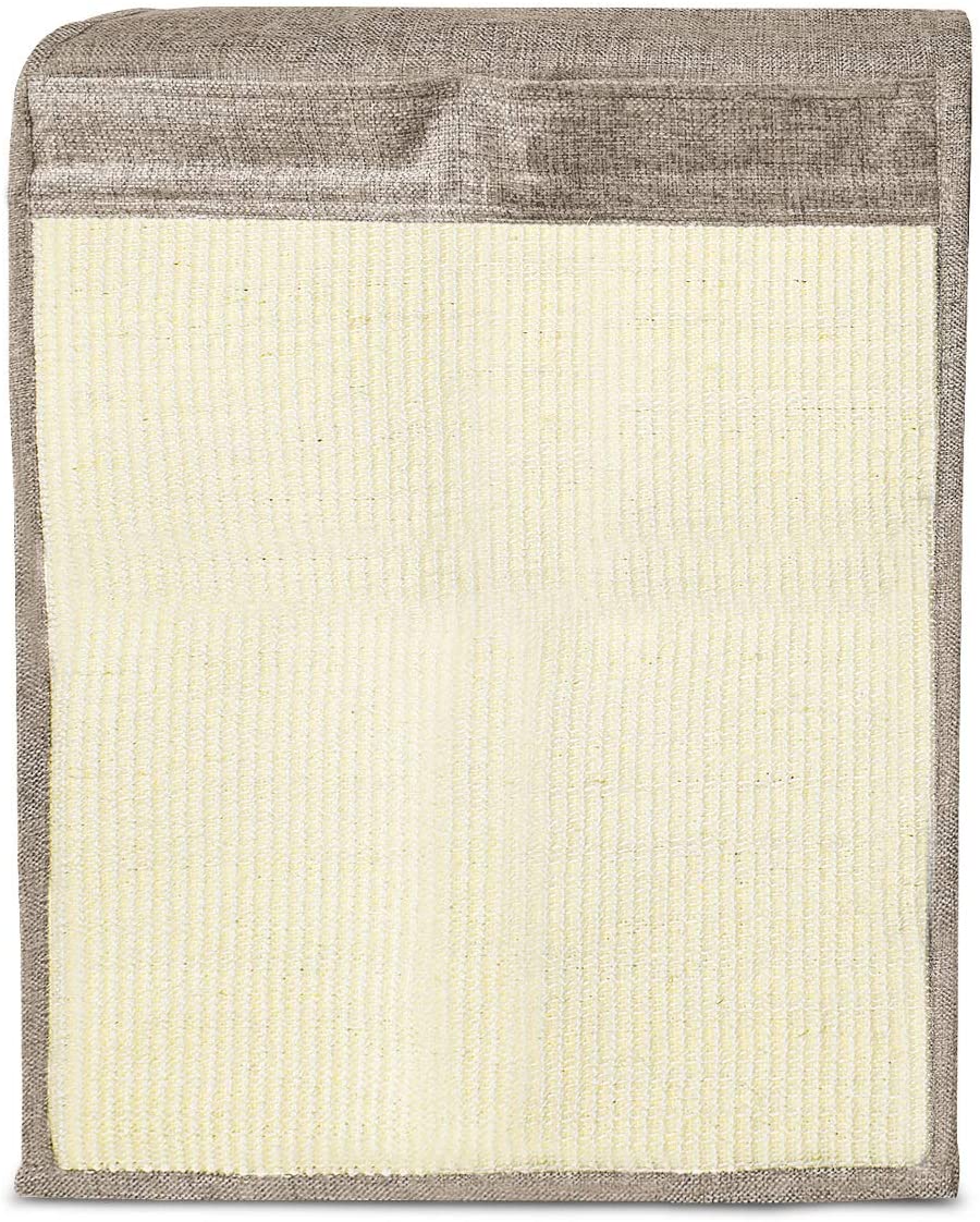 Navaris Cat Scratch Armrest Organiser Προστατευτικό Καναπέ από Γρατζουνιές Γάτας - 130 x 45 cm - Light Brown - White - 48412.24.02