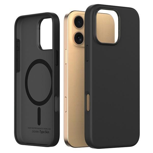 Araree iPhone 16 Pro Max Typoskin M MagSafe Σκληρή Θήκη με Πλαίσιο Σιλικόνης - Black