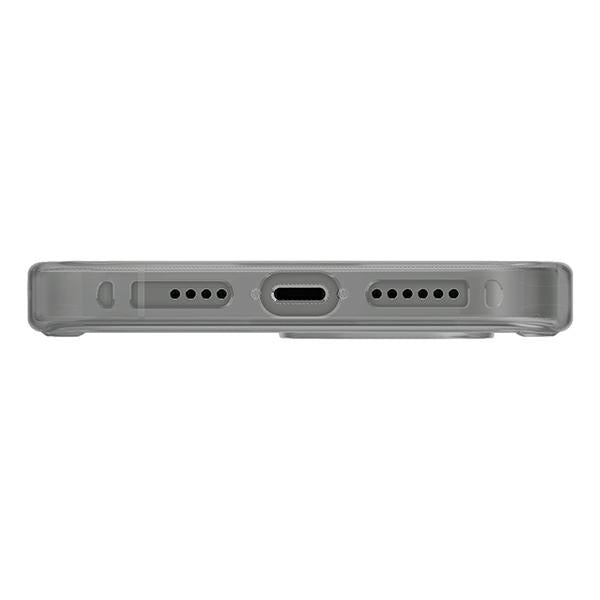 Uniq iPhone 15 Pro LifePro Xtreme Magclick Σκληρή Θήκη με Πλαίσιο Σιλικόνης και MagSafe - Grey / Frost Grey
