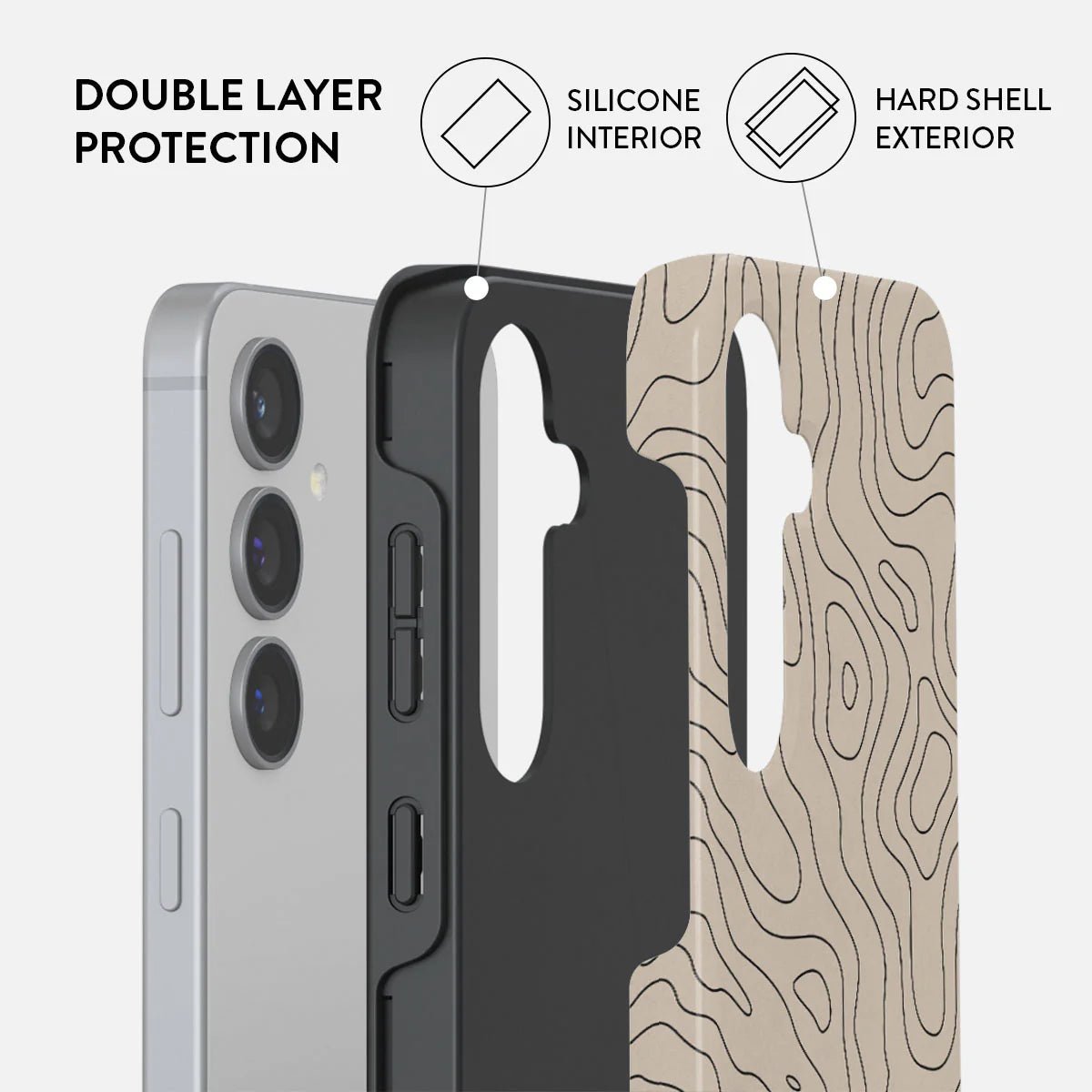 Burga Samsung Galaxy S24 Fashion Tough Σκληρή Θήκη - Wild Terrain