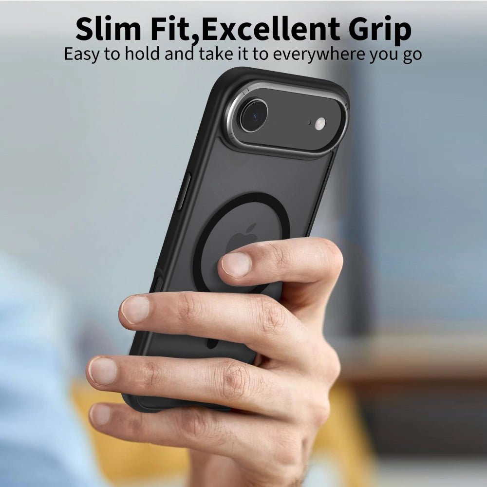 Tech - Protect iPhone Air MagEdge - Σκληρή Θήκη με Πλαίσιο Σιλικόνης και MagSafe - Matte Black / Gunmetal