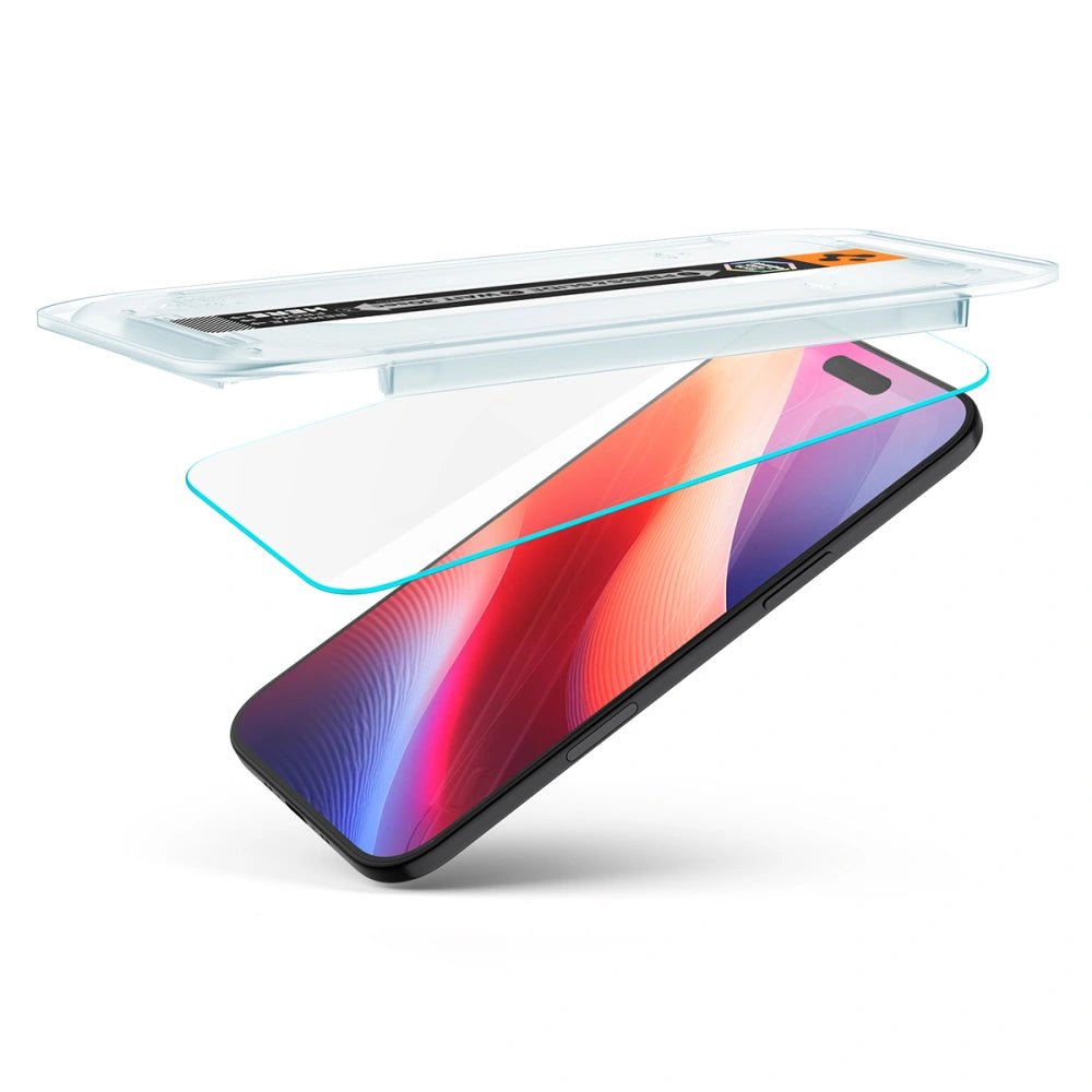 Spigen iPhone Air - Glas.TR EZ Fit - 9H Αντιχαρακτικό Γυαλί Οθόνης - 2 Τεμάχια - Clear - AGL09861