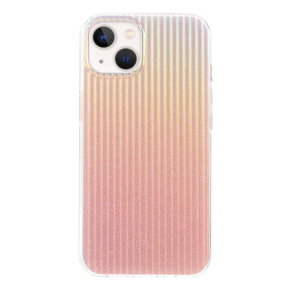 Kingxbar iPhone 13 Travel Series Σκληρή Θήκη με Πλαίσιο Σιλικόνης - Sunset - Multicolor