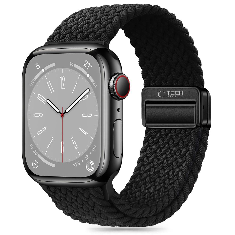 Tech - Protect Λουράκι Apple Watch 8/9/10/11 - SE (1/2/3) - Ultra (1/2/3) – 44/45/46/49mm NylonMag - Black