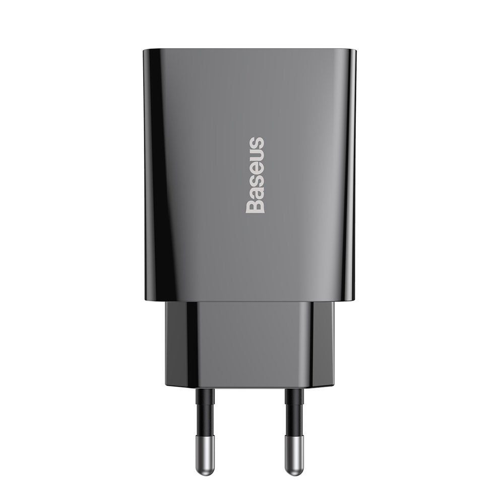Baseus Speed Mini Οικιακός Φορτιστής Γρήγορης Φόρτισης με Θύρα Type - C PD 20W - Black - CCFS - SN01