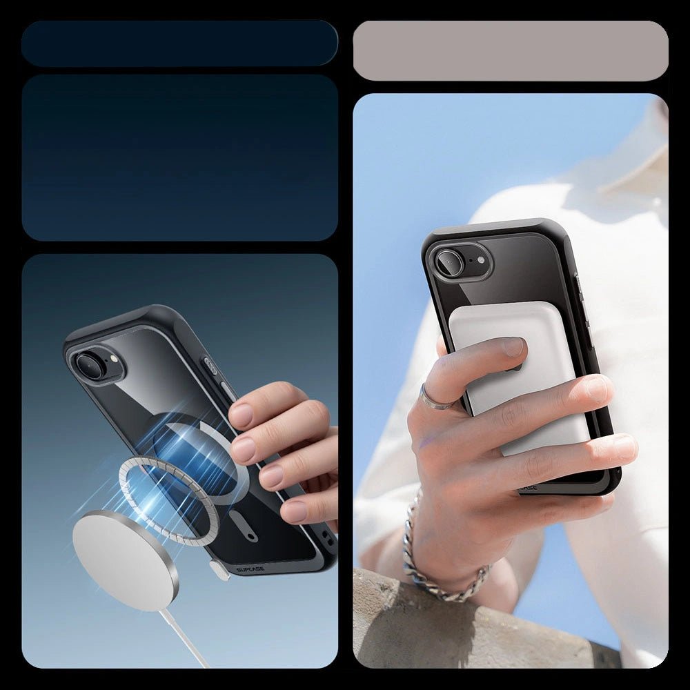 Supcase iPhone 16e UB Mag Σκληρή Θήκη με MagSafe - Black