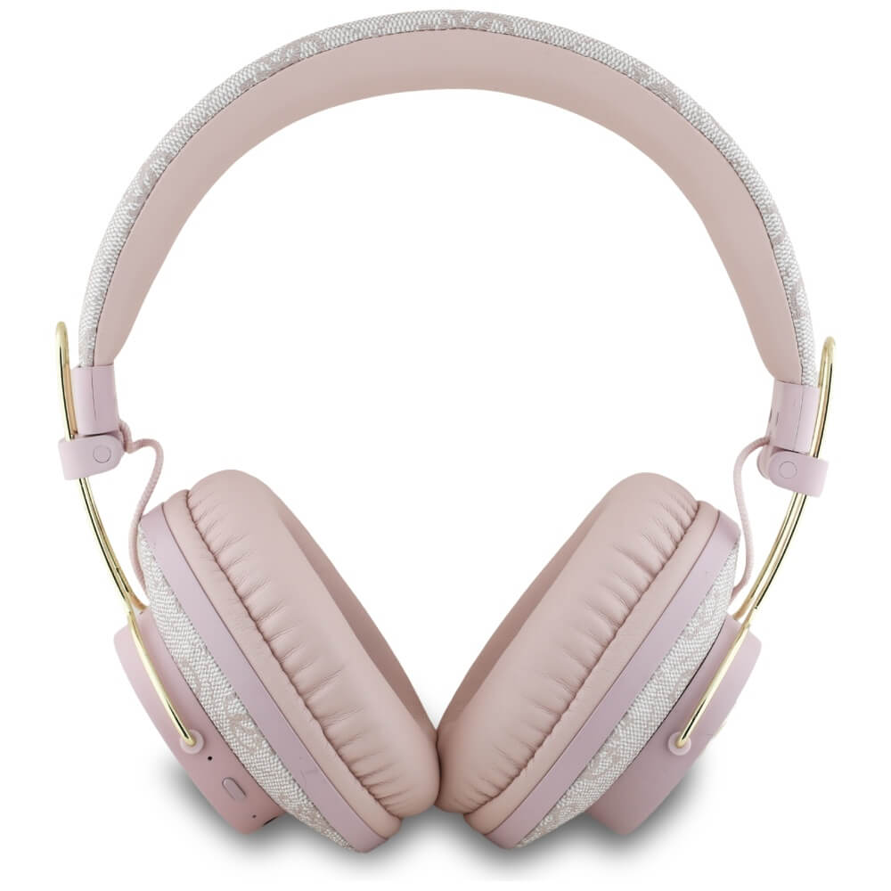 Guess Over - Ear Metal 4G Logo - Ασύρματα Bluetooth Ακουστικά - Pink