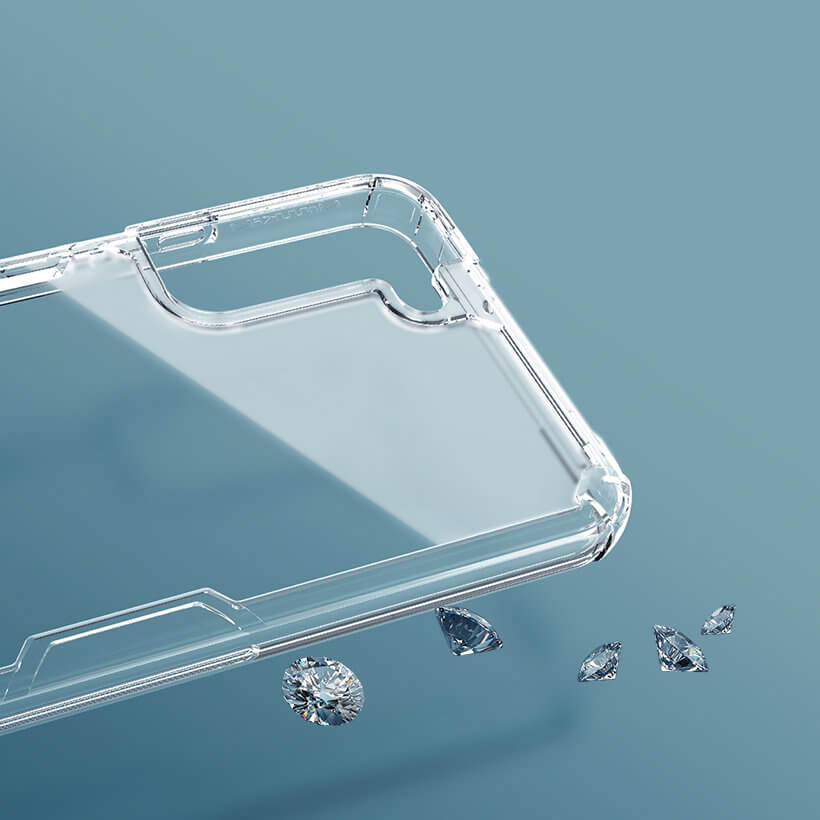 Nillkin Samsung Galaxy S22 Plus Nature Pro - Σκληρή Θήκη με Πλαίσιο Σιλικόνης - Διάφανη