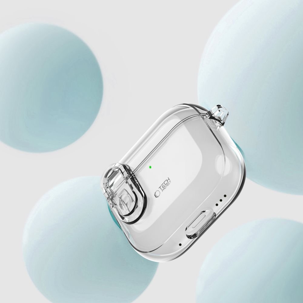 Tech - Protect AirPods 4 Θήκη από Σκληρό Πλαστικό - Slim Hook - Διάφανη