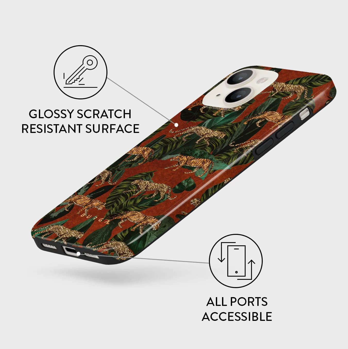 Burga iPhone 14 Plus Fashion Tough Σκληρή Θήκη - Morning Commute
