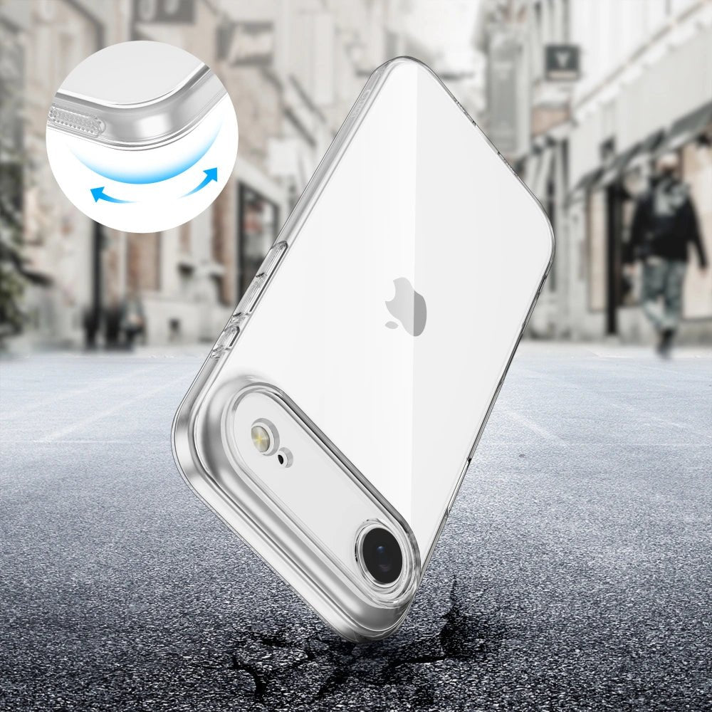 Tech - Protect iPhone Air Flexair Σκληρή Θήκη με Πλαίσιο Σιλικόνης - Διάφανη