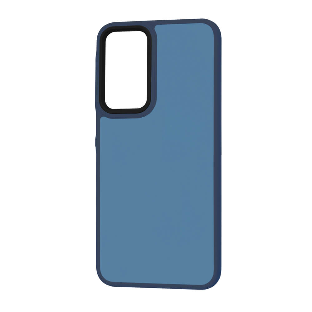 Techsuit Samsung Galaxy A16 4G / A16 5G - HaloFrost Series - Σκληρή Θήκη με Πλαίσιο Σιλικόνης - Deep Blue