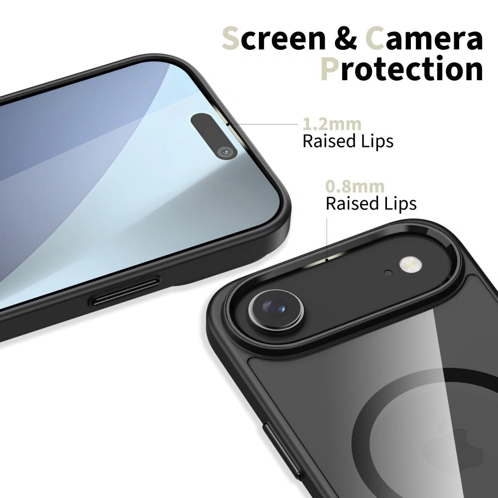 Tech - Protect iPhone Air MagMat - Σκληρή Θήκη με Πλαίσιο Σιλικόνης και MagSafe - Black / Διάφανη