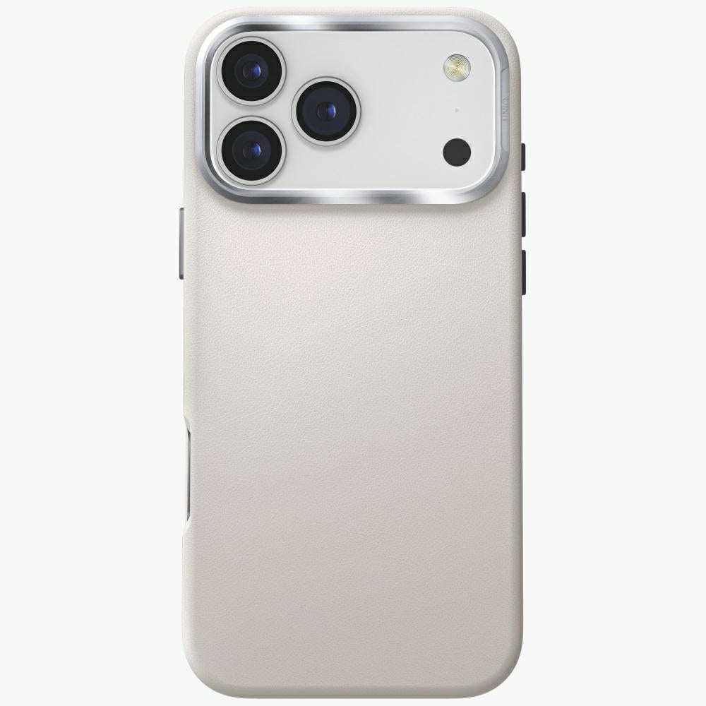 Uniq iPhone 17 Pro Max - Lyden MagClick - Σκληρή Θήκη με Επένδυση Συνθετικού Δέρματος και MagSafe - Clay
