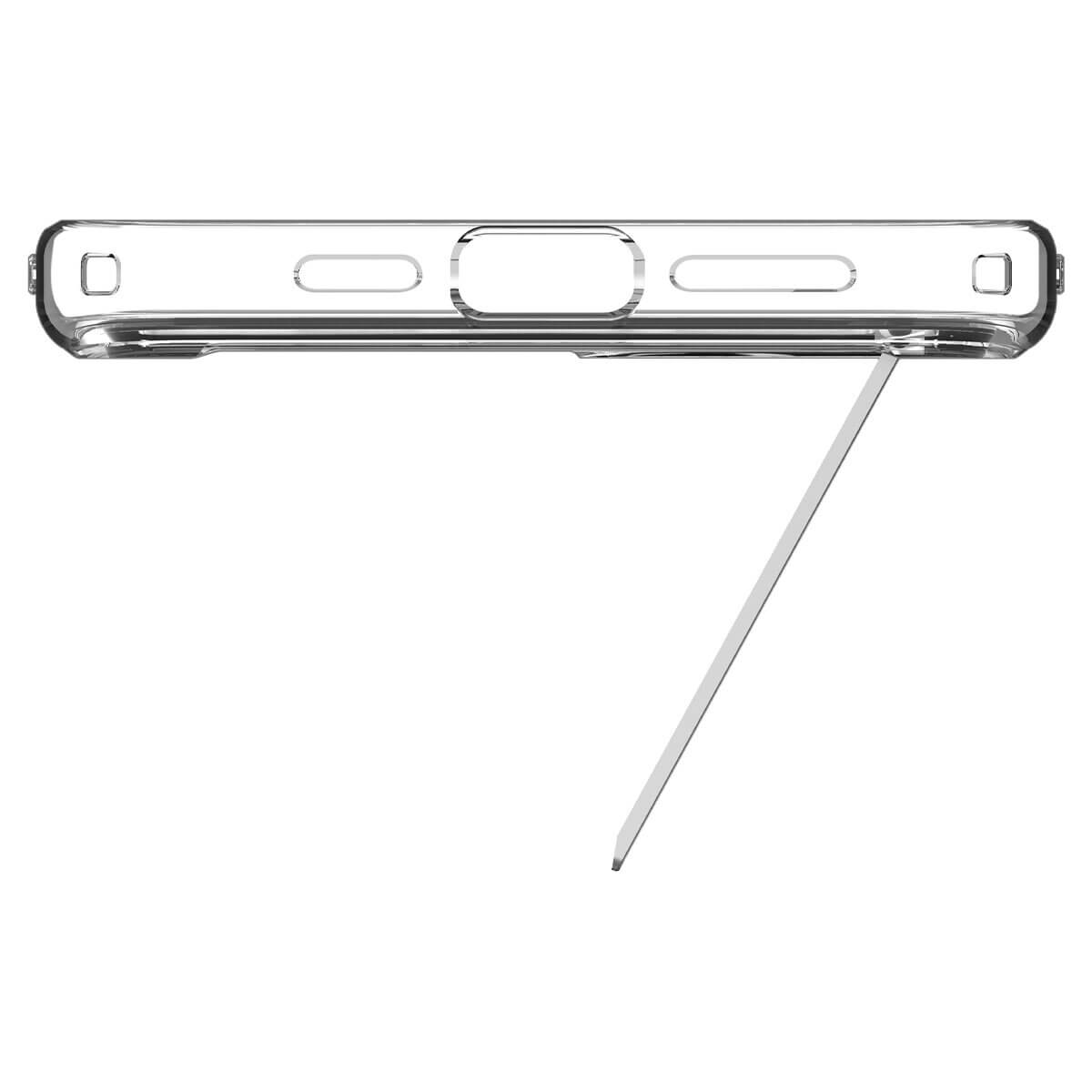Spigen iPhone 15 Plus Ultra Hybrid S MagSafe Σκληρή Θήκη με Πλαίσιο Σιλικόνης και Stand - Black