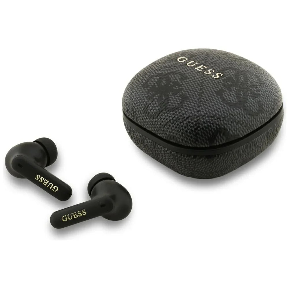 Guess 4G Classic Metal Logo TWS ENC - Bluetooth 5.4 - Ασύρματα ακουστικά για Κλήσεις / Μουσική - Black
