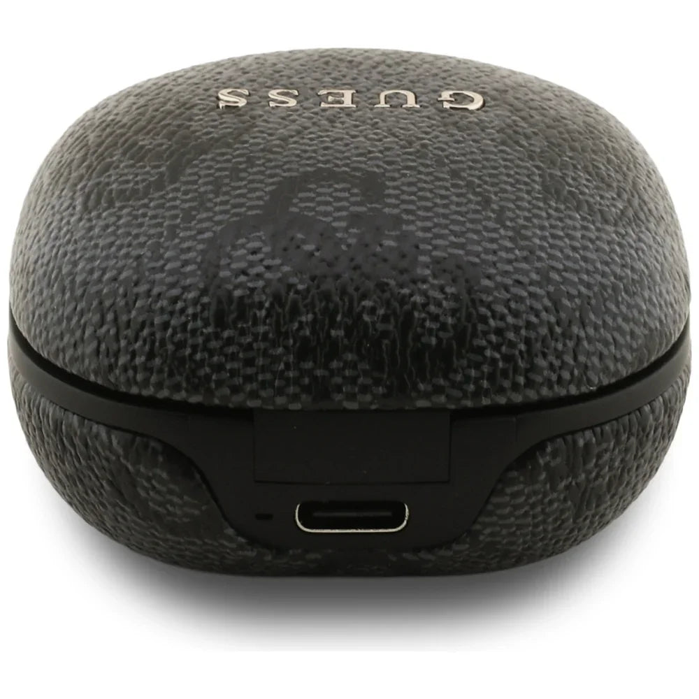 Guess 4G Classic Metal Logo TWS ENC - Bluetooth 5.4 - Ασύρματα ακουστικά για Κλήσεις / Μουσική - Black