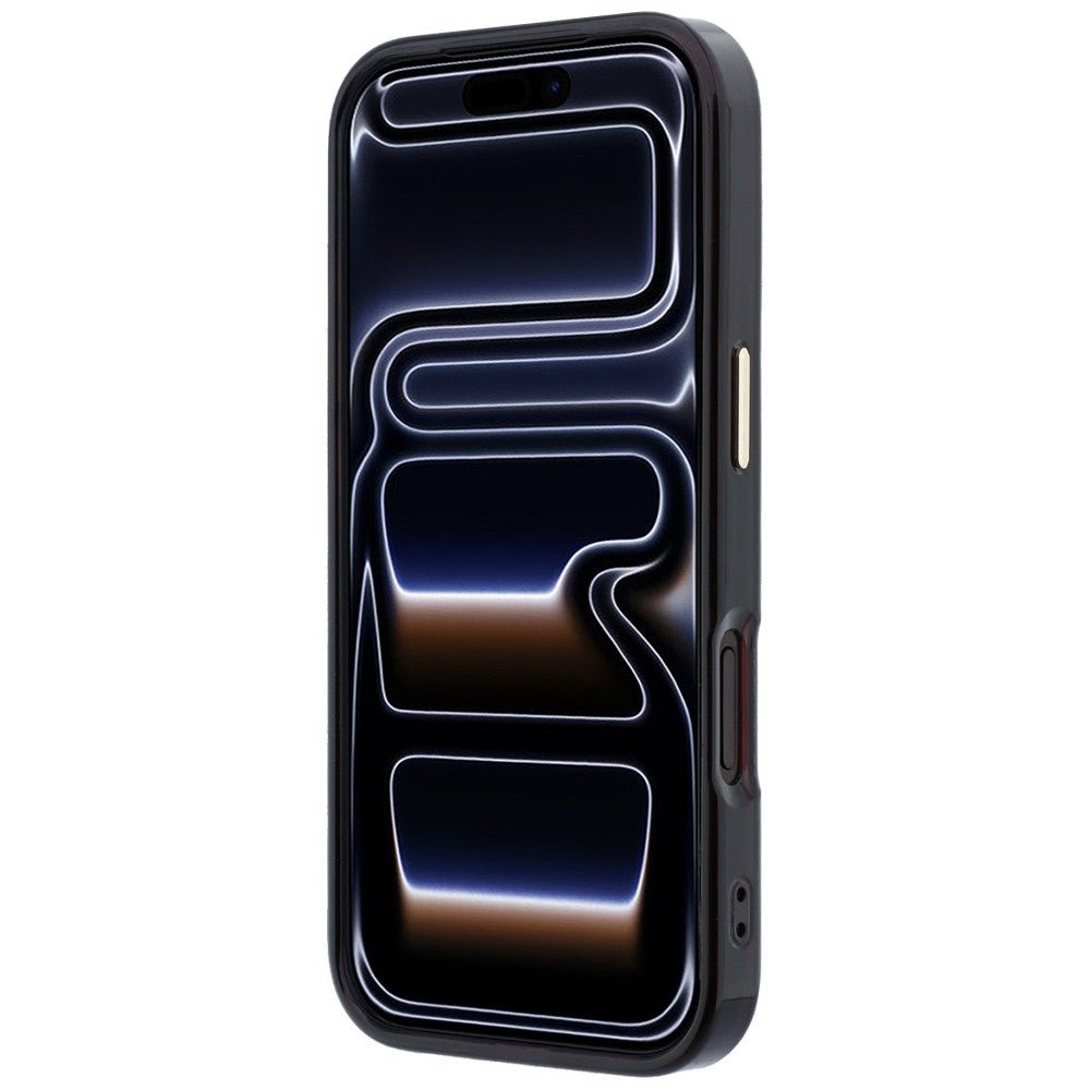 Guess iPhone 17 Pro Max / iPhone 18 Pro Max - Σκληρή Θήκη με Πλαίσιο Σιλικόνης και Δαχτυλίδι Συγκράτησης - IML Ring Stand 360 Script Metal Logo MagSafe - Burgundy