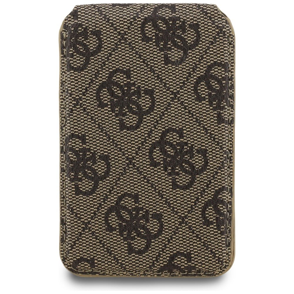 Guess Μαγνητική MagSafe Θήκη για Κάρτες / Stand με Καθρέφτη - 4G Stand and Mirror - Brown