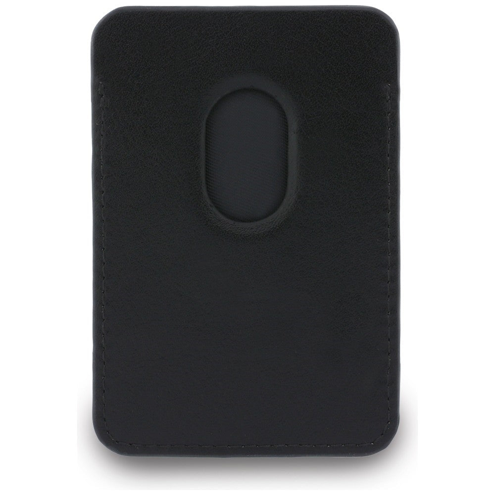 Guess MagSafe Θήκη για Κάρτες με Universal Λουράκι Καρπού - Triangle - Black