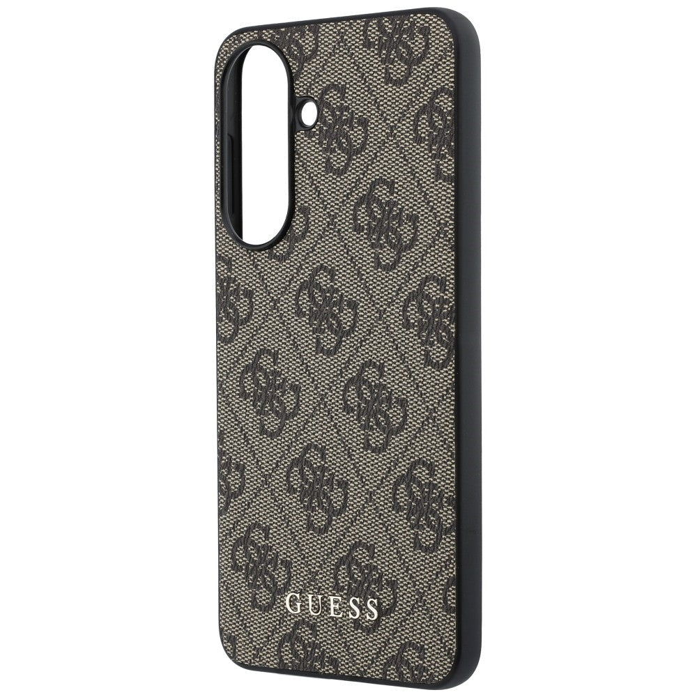 Guess Samsung Galaxy A37 5G - Σκληρή Θήκη με Πλαίσιο Σιλικόνης και Επένδυση Συνθετικού Δέρματος - 4G Classic - Brown