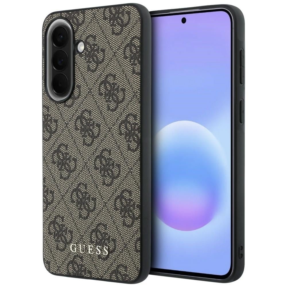 Guess Samsung Galaxy A57 5G - Σκληρή Θήκη με Πλαίσιο Σιλικόνης και Επένδυση Συνθετικού Δέρματος - 4G Classic - Brown