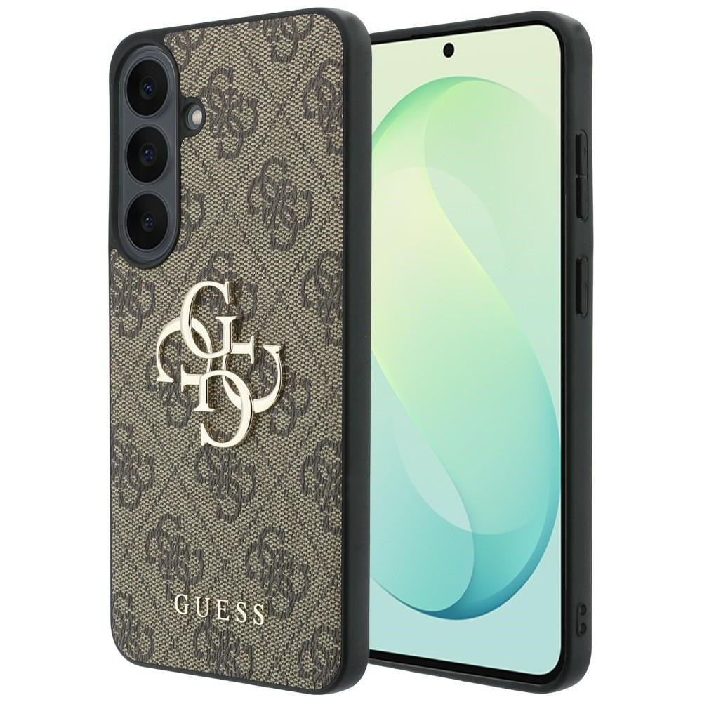 Guess Samsung Galaxy S26 FE - Θήκη με Επένδυση Συνθετικού Δέρματος - Leather 4G Metal Logo - Brown