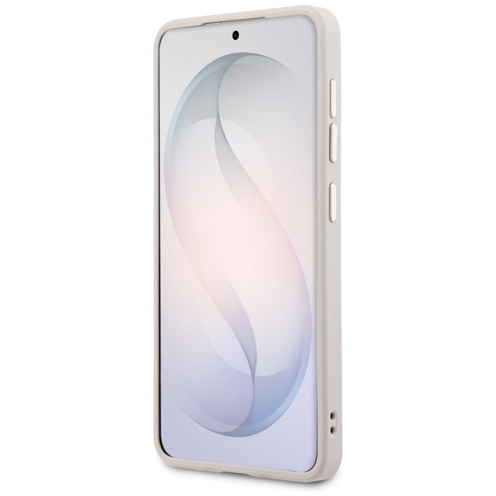 Guess Samsung Galaxy S26 Plus - Σκληρή Θήκη με Πλαίσιο Σιλικόνης MagSafe - 4G Embossed Ring - Pink