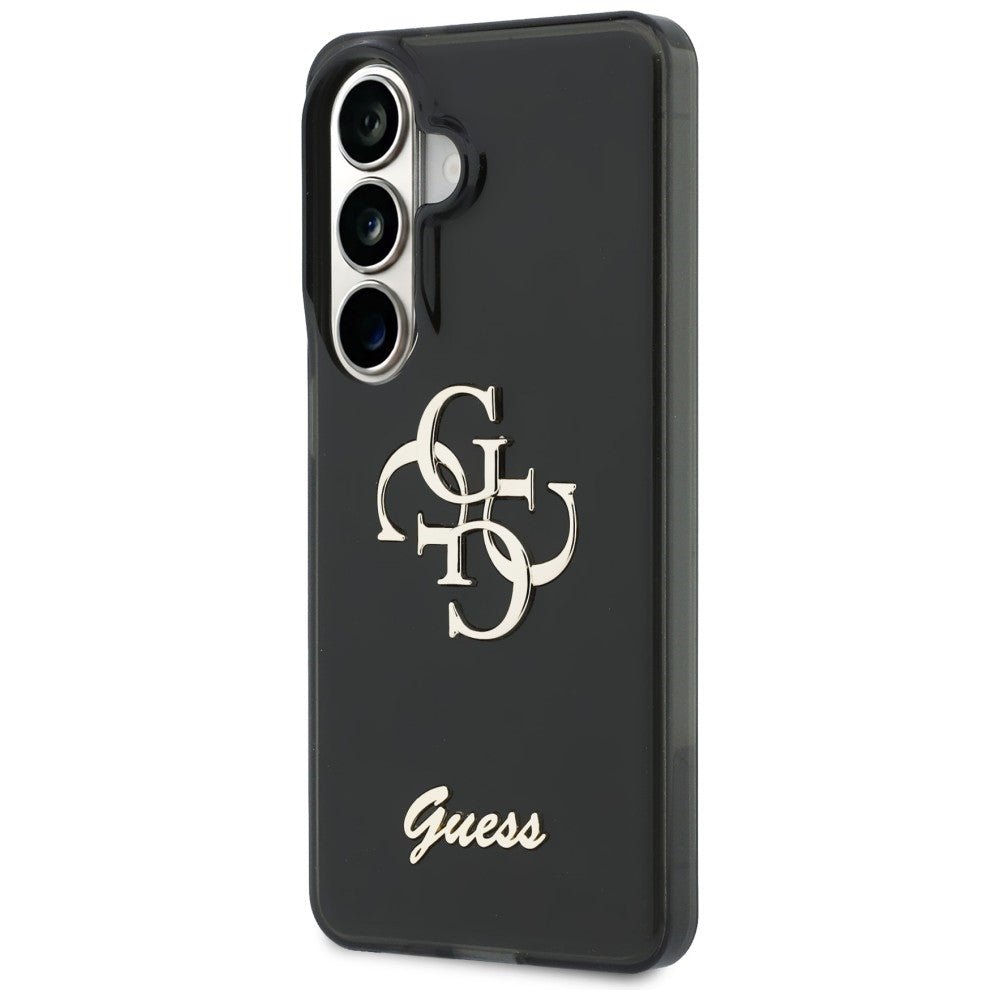 Guess Samsung Galaxy S26 - Σκληρή Θήκη με Πλαίσιο Σιλικόνης - IML Big Metal 4G Script - Black