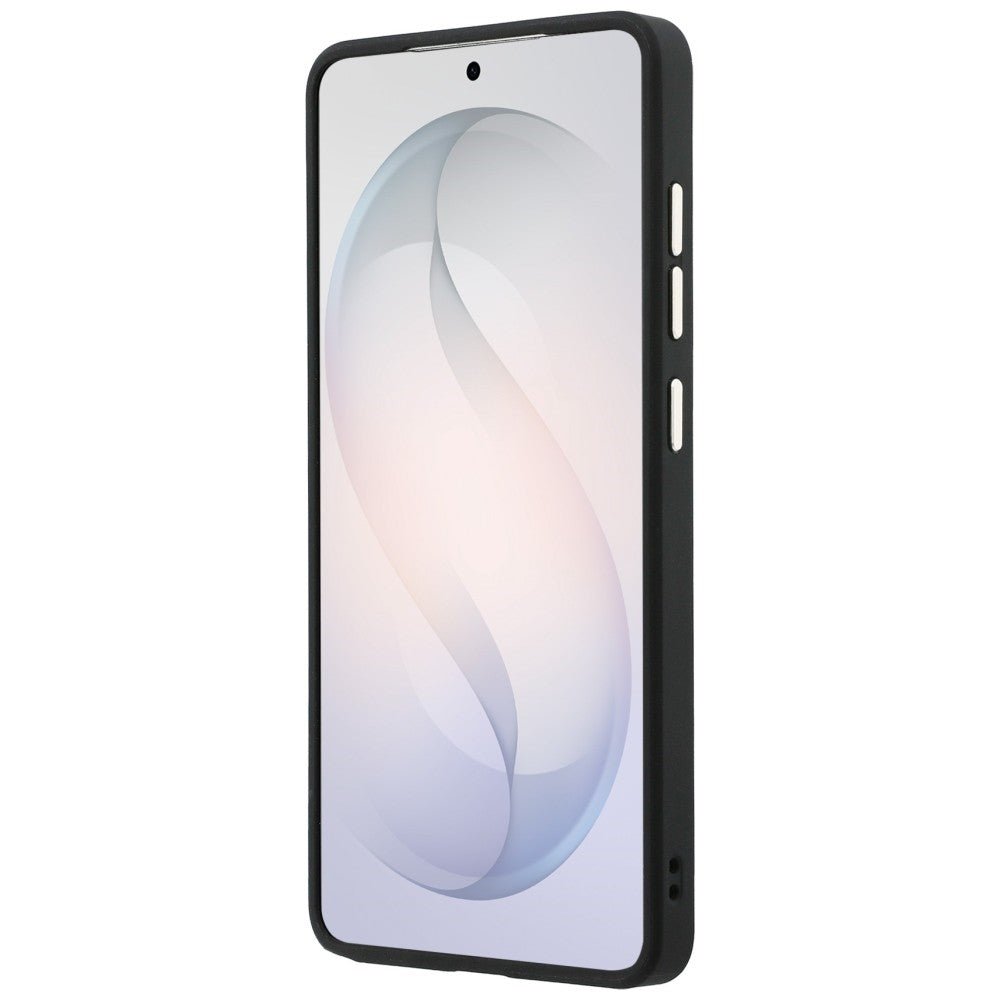 Guess Samsung Galaxy S26 Ultra - Σκληρή Θήκη με Επένδυση Οικολογικού Δέρματος - Saffiano Peony Embossed Ring MagSafe - Black