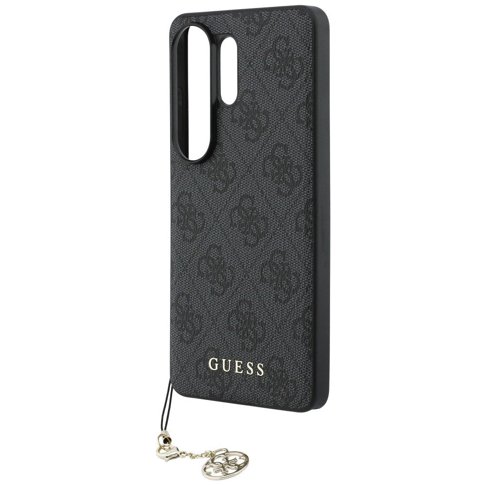 Guess Samsung Galaxy S26 Ultra - Θήκη με Επένδυση Συνθετικού Δέρματος και MagSafe - 4G Classic Logo Charm MagSafe - Black