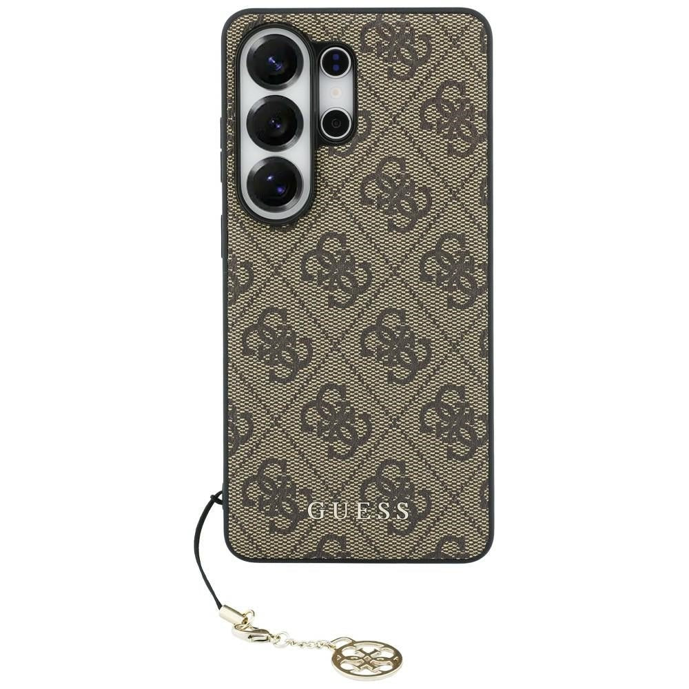 Guess Samsung Galaxy S26 Ultra - Θήκη με Επένδυση Συνθετικού Δέρματος και MagSafe - 4G Classic Logo Charm MagSafe - Brown