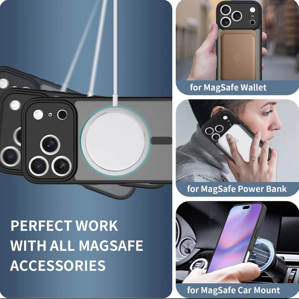 Tech - Protect iPhone 17 Pro BasicMag - Σκληρή Θήκη με Πλαίσιο Σιλικόνης και MagSafe - Matte Black