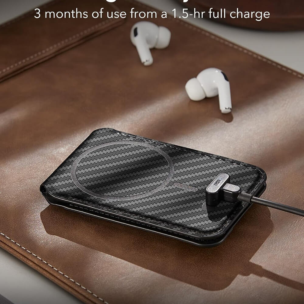 ESR HaloLock Findmy Wallet Μαγνητική Bάση / Πορτοφόλι Tηλεφώνου για το Γραφείο - Carbon Fiber