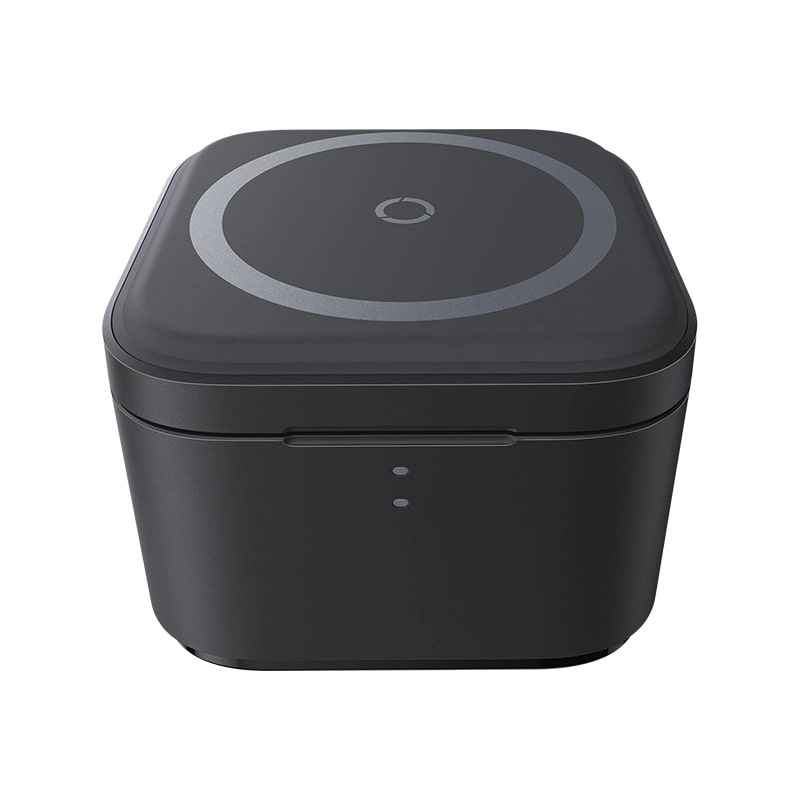 Baseus MagPro 2in1 Ασύρματος Φορτιστής MagSafe για Smartphones και Airpods με Ενσωματωμένο Καλώδιο USB - C - Black - BS - W531