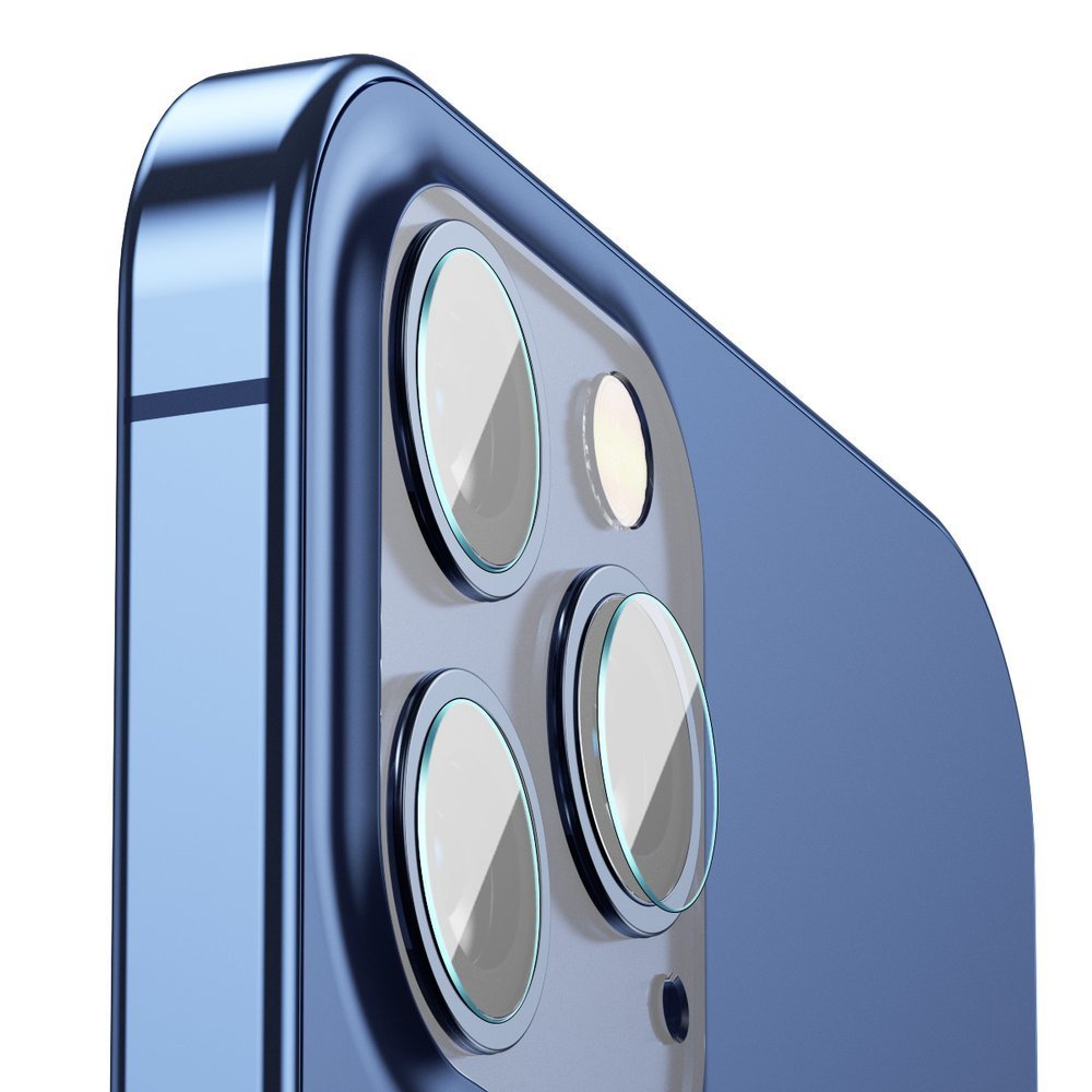 Baseus iPhone 12 Pro / iPhone 12 Pro Max Gem Camera Lens 3H 0.25mm Προστατευτικό Φιλμ για την Κάμερα - 2 Τεμάχια - Διάφανο - SGAPIPH61P - JT02