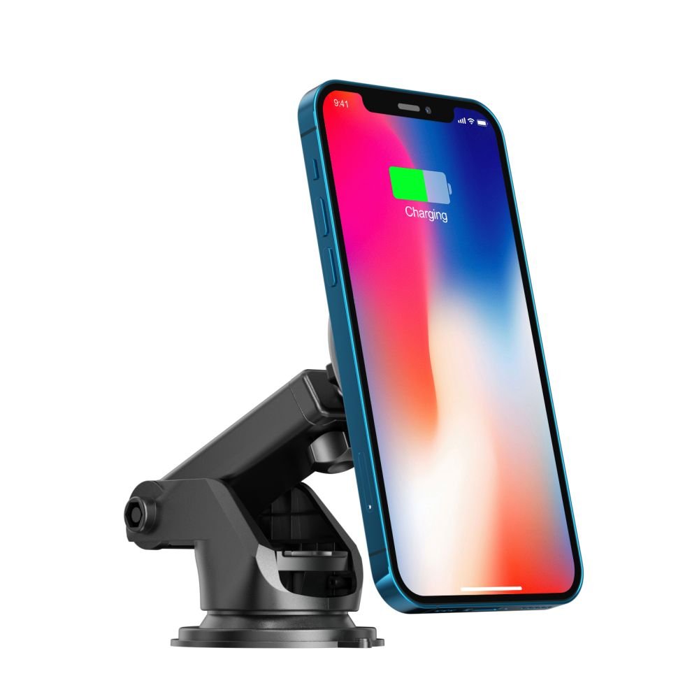 Tech - Protect A2 Βάση για το Ταμπλό του Αυτοκινήτου με Ασύρματη Φόρτιση MagSafe - Black