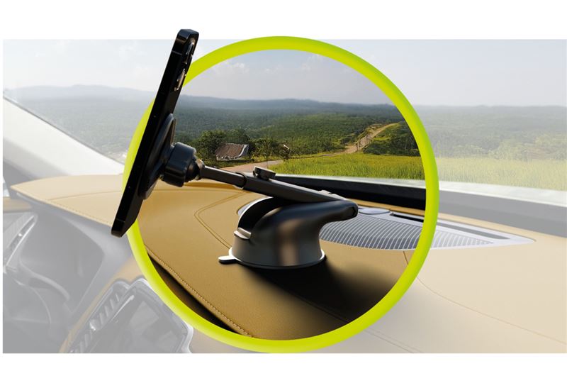 Mobile Origin Μαγνητική MagSafe Βάση για το Ταμπλό του Αυτοκινήτου MO8 - Black