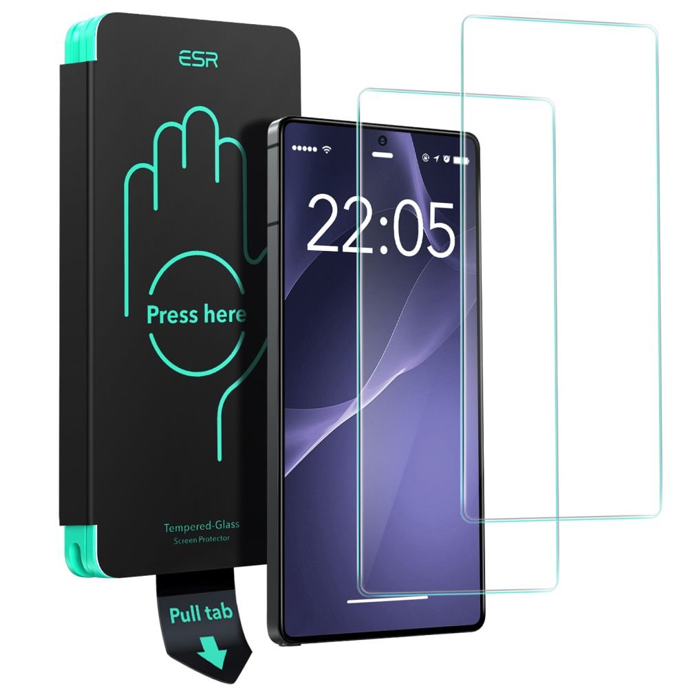 ESR Samsung Galaxy S25 Ultra - Σετ με 2 Full Screen Αντιχαρακτικά Γυαλιά Οθόνης - Διάφανα