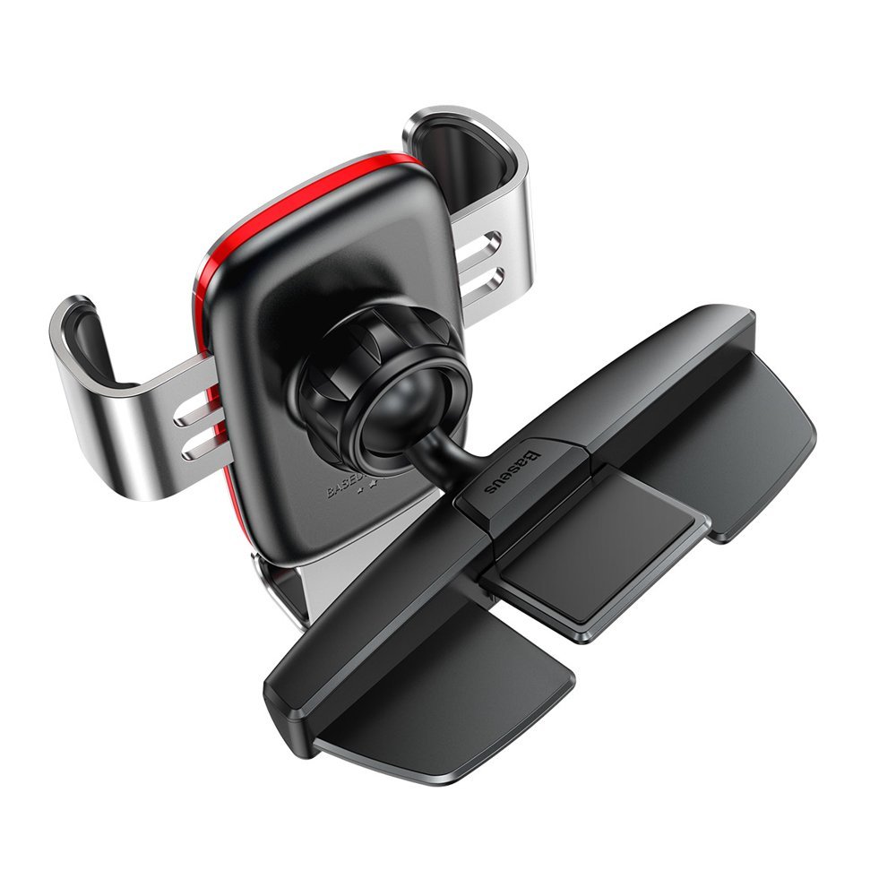 Baseus Metal Age Gravity Car Mount for CD Slot - Universal Βάση Αυτοκινήτου για την Υποδοχή του CD Player - Silver - SUYL - J0S